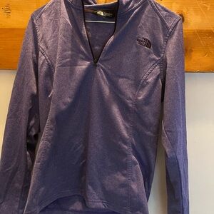 The North Face Purple Quarter-Zip Pullover